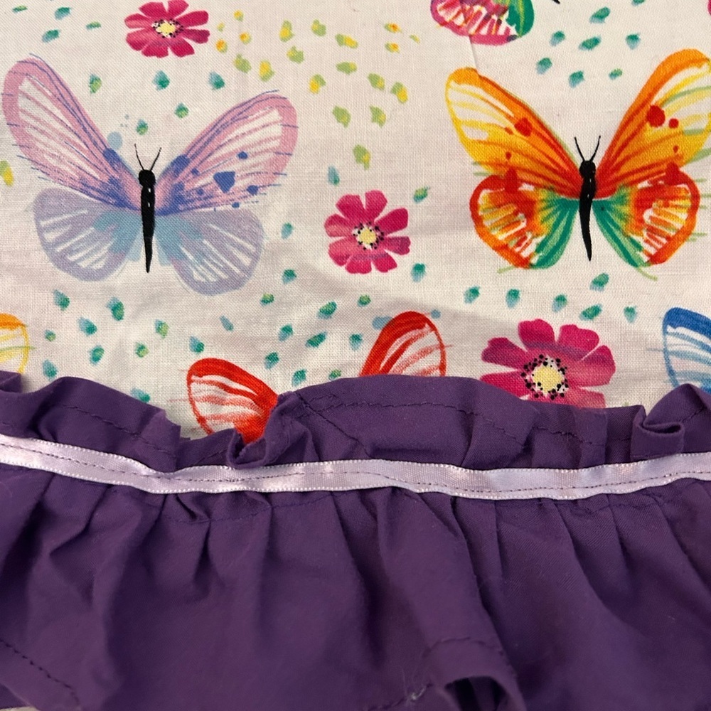 Custom Ruffle Bottom Mini Skirt! cotton - Picture 2 of 3